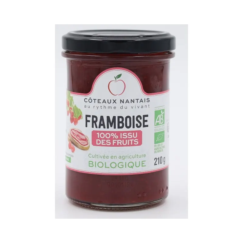 100% Fruit Raspberry 210g, COTEAUX NANTAIS