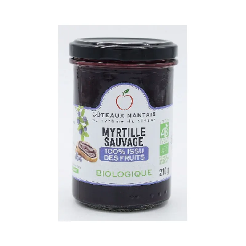 100% Fruit Wild Blueberry 210g, COTEAUX NANTAIS