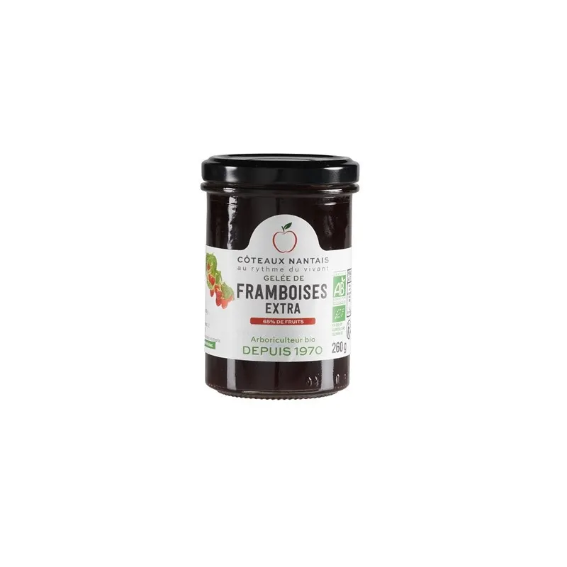 Raspberry Jelly 260g, COTEAUX NANTAIS