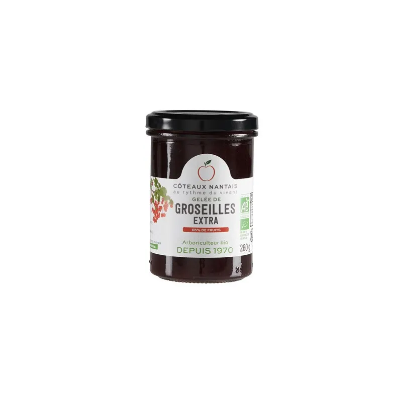 Redcurrant Jelly 260g, COTEAUX NANTAIS