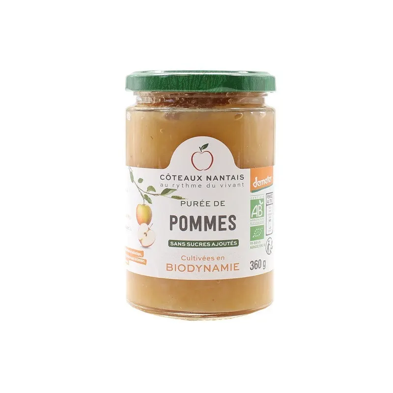 Apple Purée Demeter 360g, COTEAUX NANTAIS