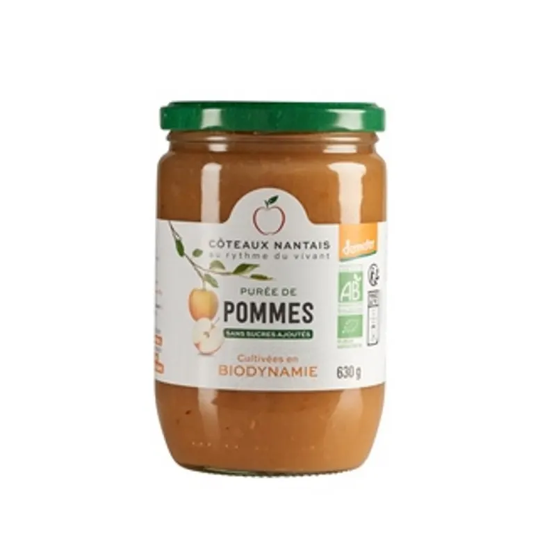 Apple Purée Demeter 630g, COTEAUX NANTAIS