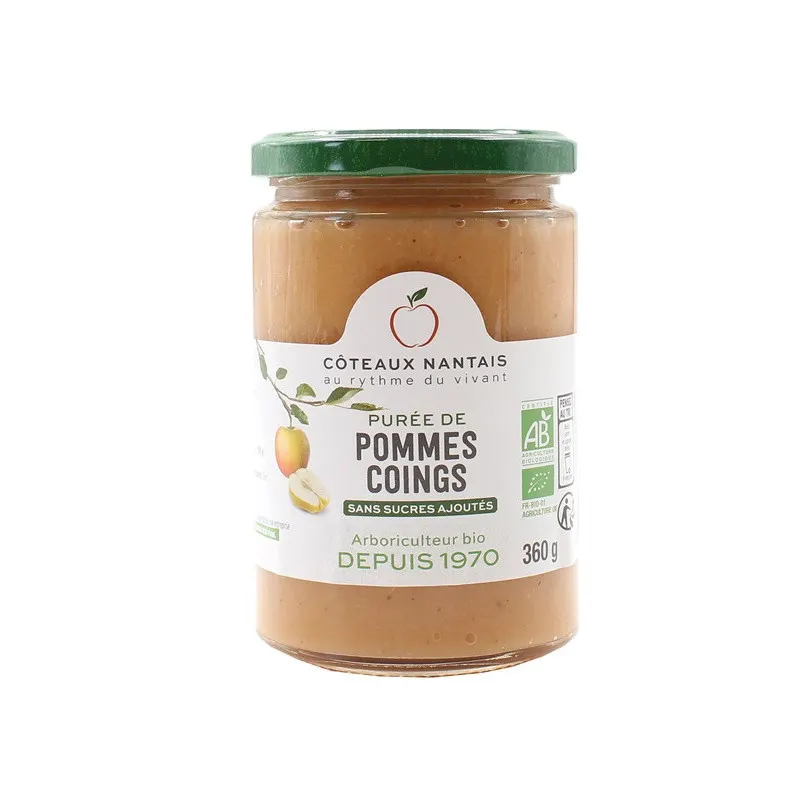 Apple Quince Purée 360g, COTEAUX NANTAIS
