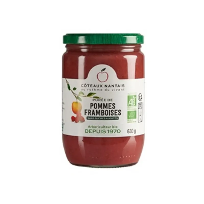 Apple Raspberry Purée 630g, COTEAUX NANTAIS