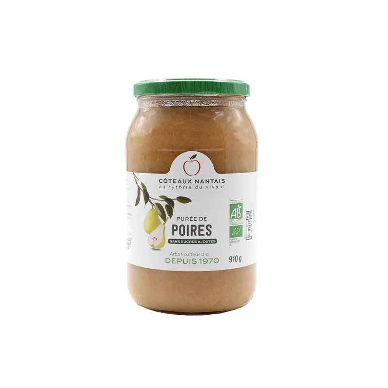 Pear Purée Demeter 910g, COTEAUX NANTAIS