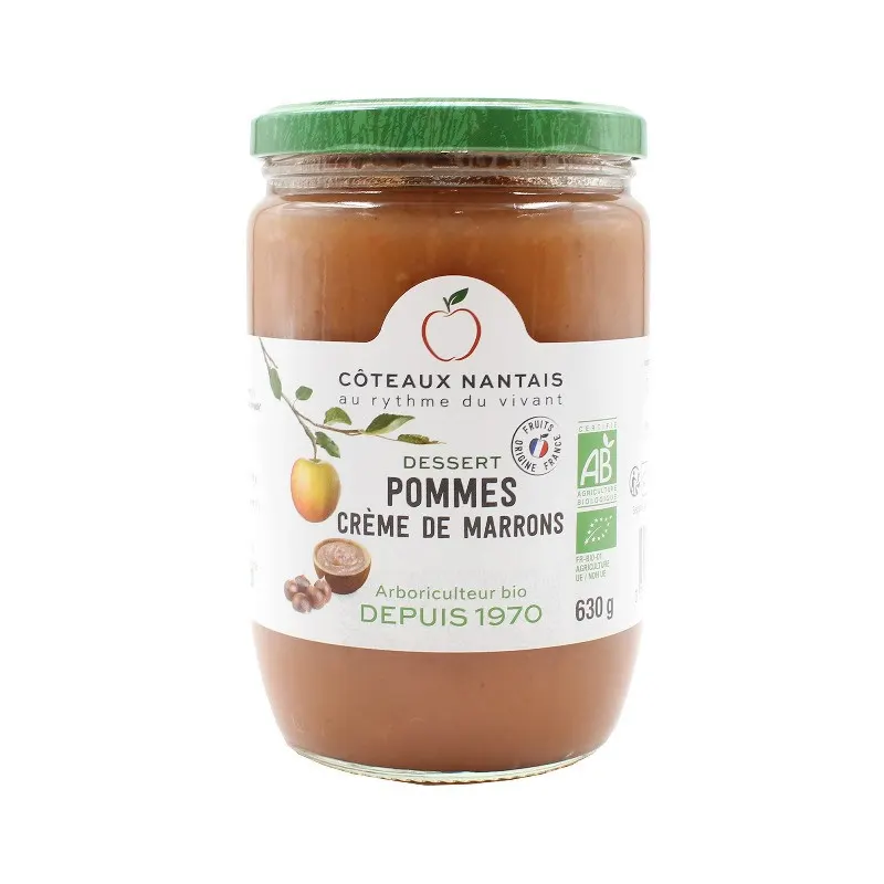 Apple Dessert With Chestnut Cream 630g, COTEAUX NANTAIS