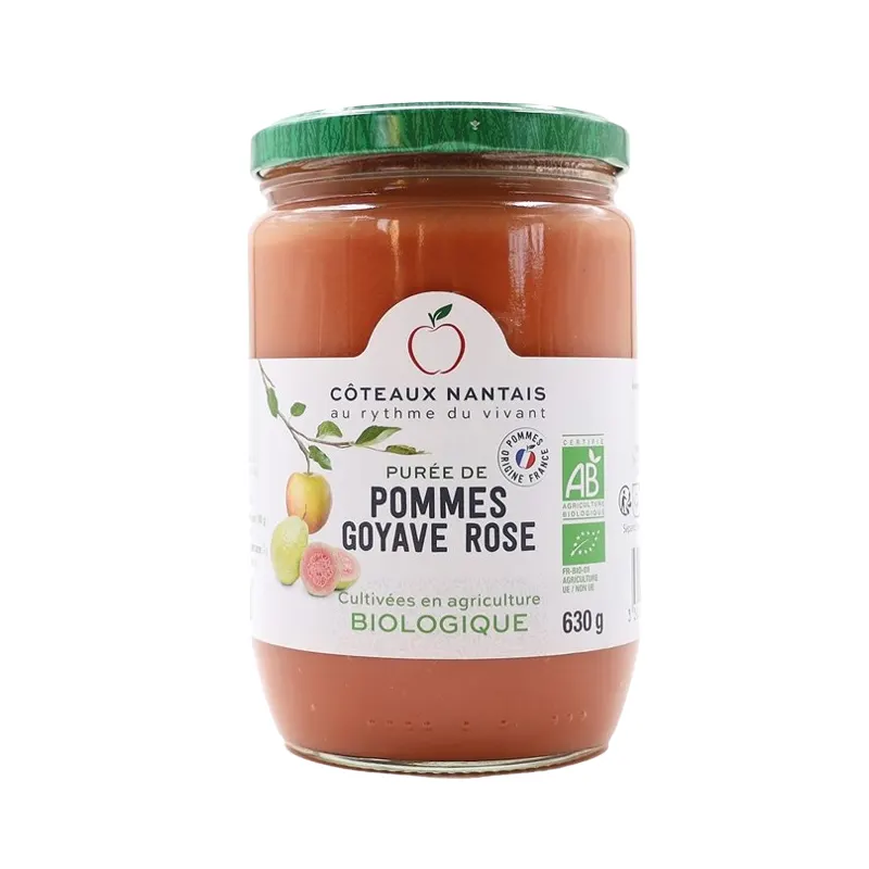Apple Pink Guava Purée 630g, COTEAUX NANTAIS