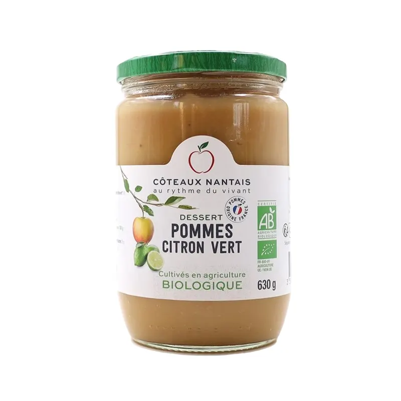 Apple Dessert With Lime, Fairtrade Sugar 630g, COTEAUX NANTAIS