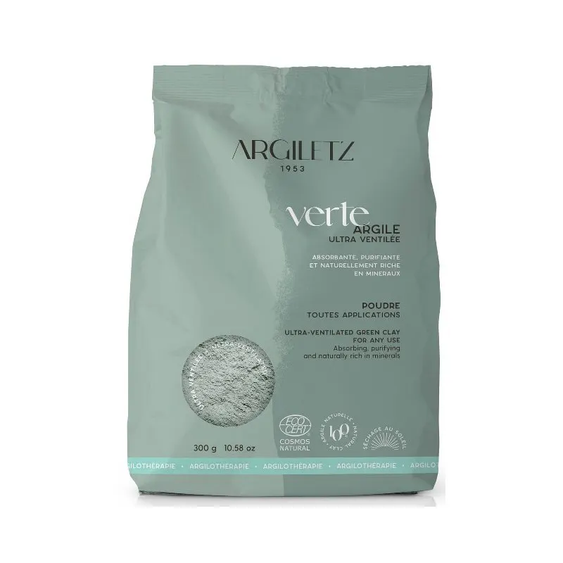 Ultra-Ventilated Green Clay 300g, ARGILETZ