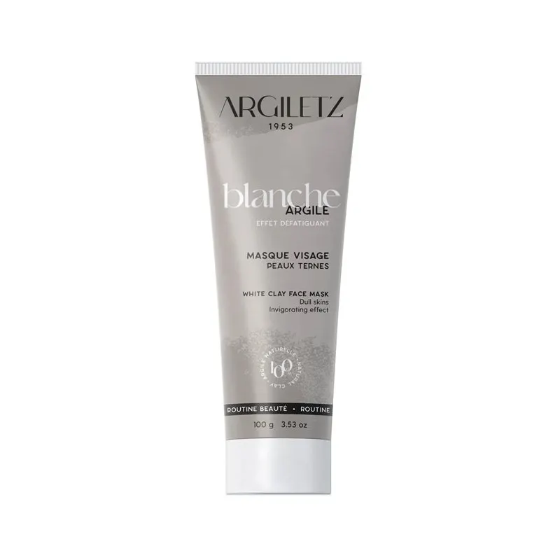 White Clay Mask Tube 100g, ARGILETZ