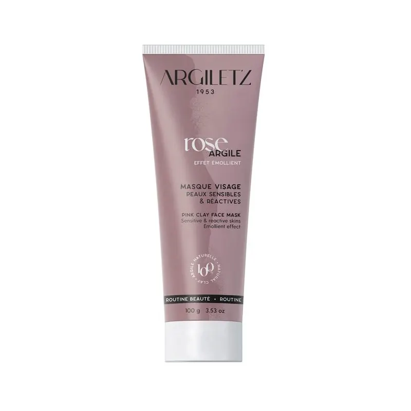 Pink Clay Mask Tube 100g, ARGILETZ