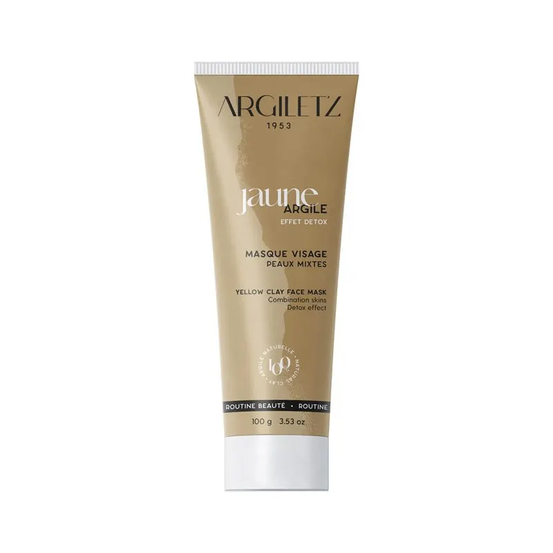 Yellow Clay Mask Tube 100g, ARGILETZ