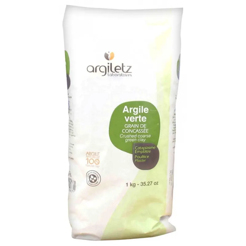Crushed Green Clay Grain 1kg, ARGILETZ