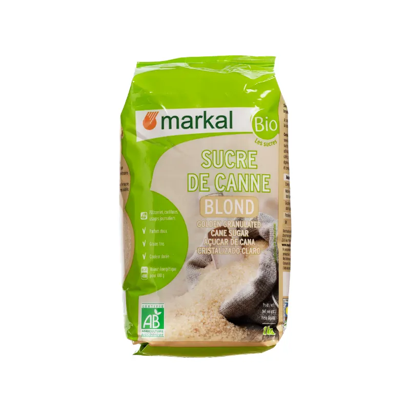 Blond Cane Sugar 1kg, MARKAL