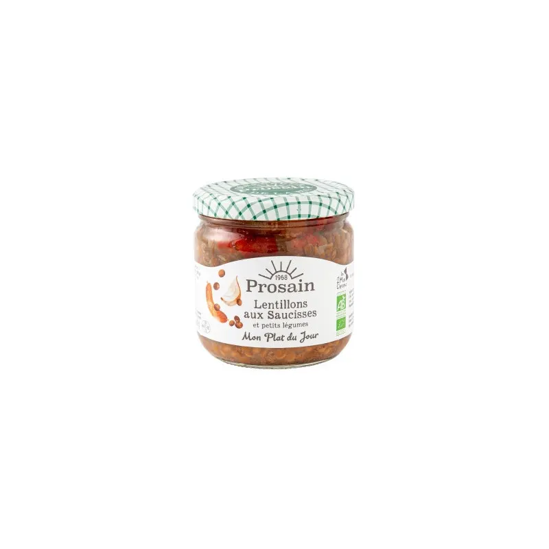Sausage and Lentils with Small Vegetables, Pork & French Lentils, 360g, PROSAIN