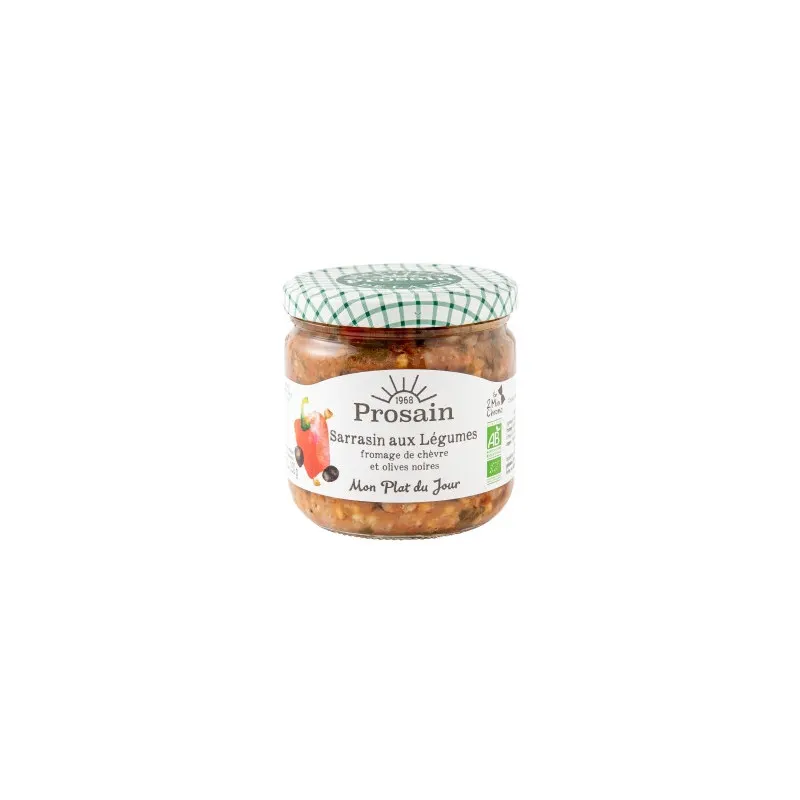 Buckwheat with Vegetables, Goat Cheese and Black Olives 350g, PROSAIN