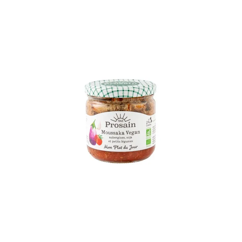 Vegan Moussaka with Eggplants, Soy and Small Vegetables 345g, PROSAIN