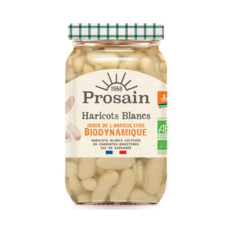 White Kidney Beans Demeter 215g (PNE), Biodynamic Agriculture 100% France, PROSAIN