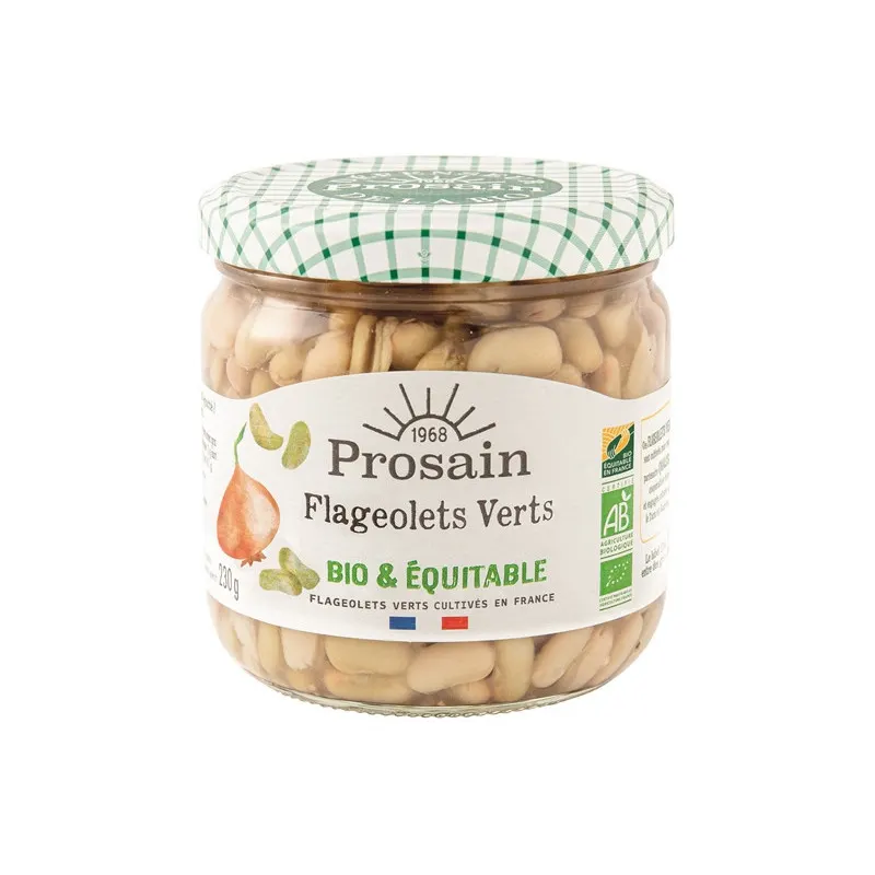 Prepared Flageolet Beans 230g (PNE), Flageolet Beans 100% France, PROSAIN