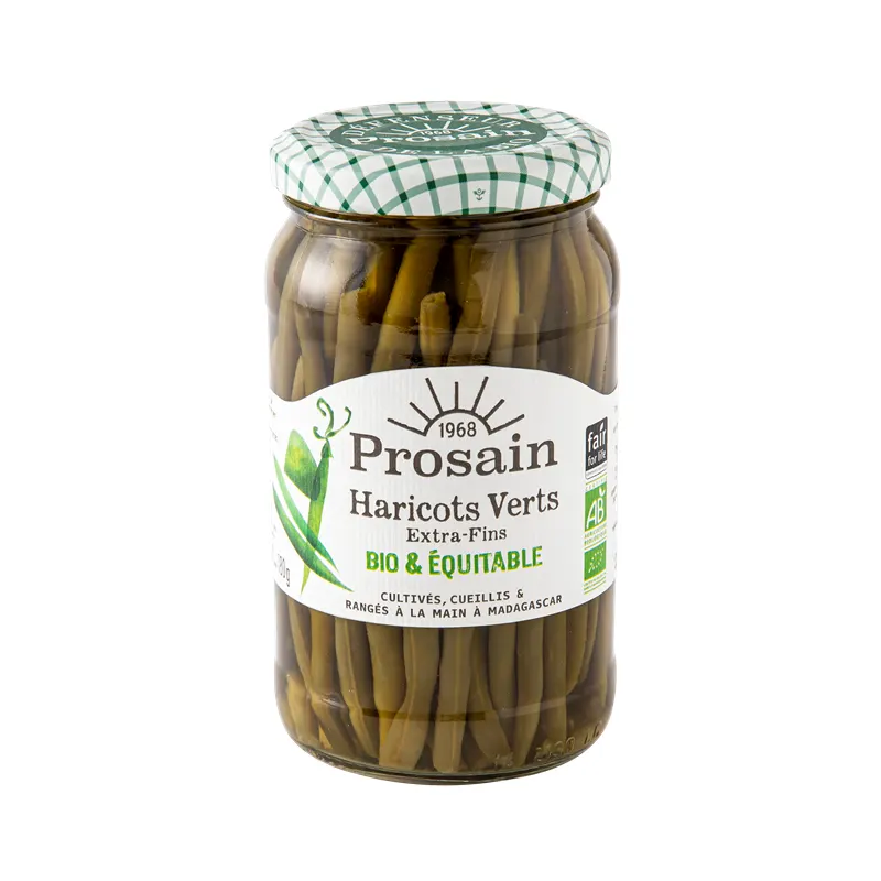 Extra Fine Green Beans 180g (PNE), Picked, Packed By Hand, Organic And Fair Trade, PROSAIN