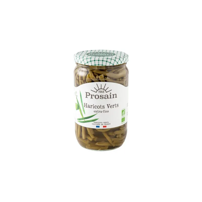 Extra Fine Green Beans 345g (PNE) Category 2, Green Beans 100% France, PROSAIN