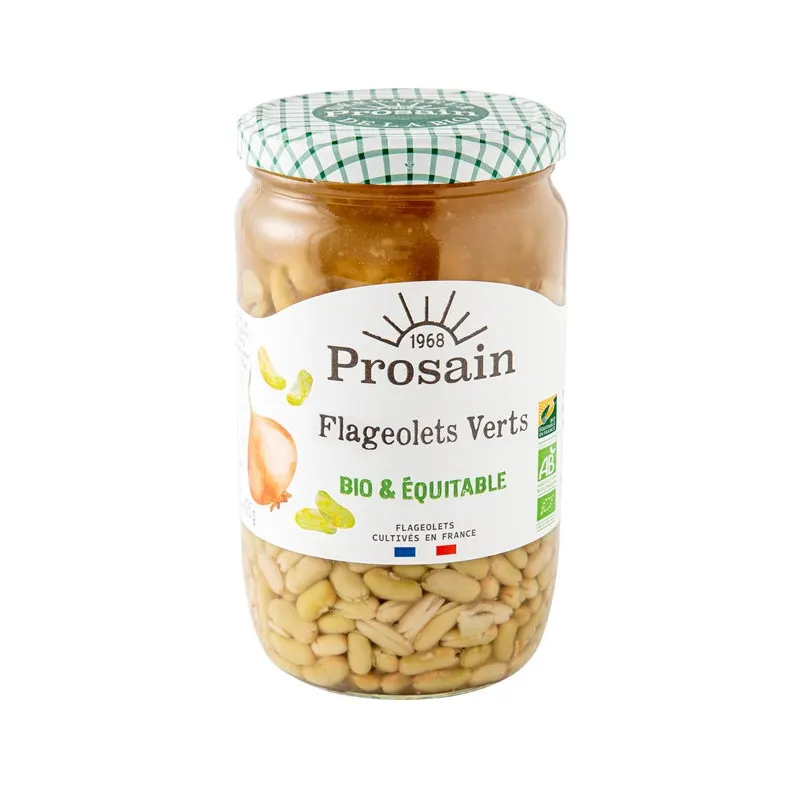 Prepared Flageolet Beans 425g (PNE), Flageolet Beans 100% France, PROSAIN
