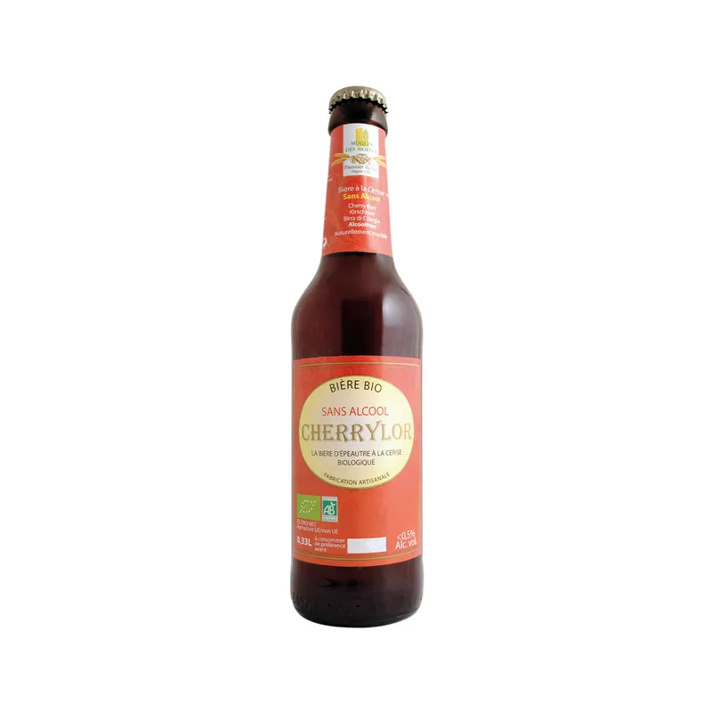 Organic Cherry Beer - 33cl, MOULIN DES MOINES