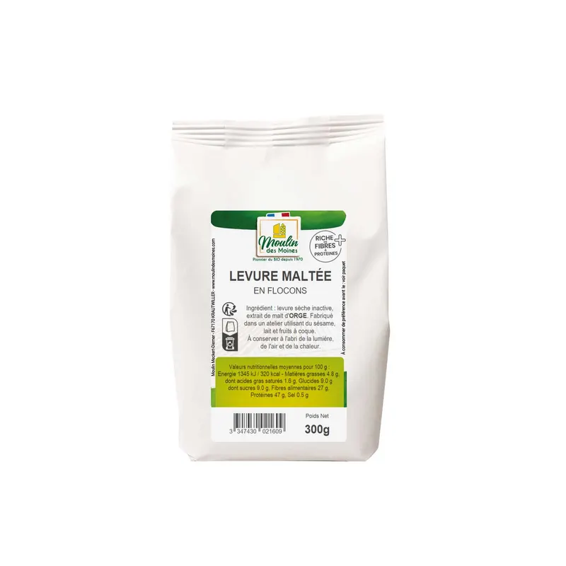 Malted Brewer's Yeast - 300g, MOULIN DES MOINES