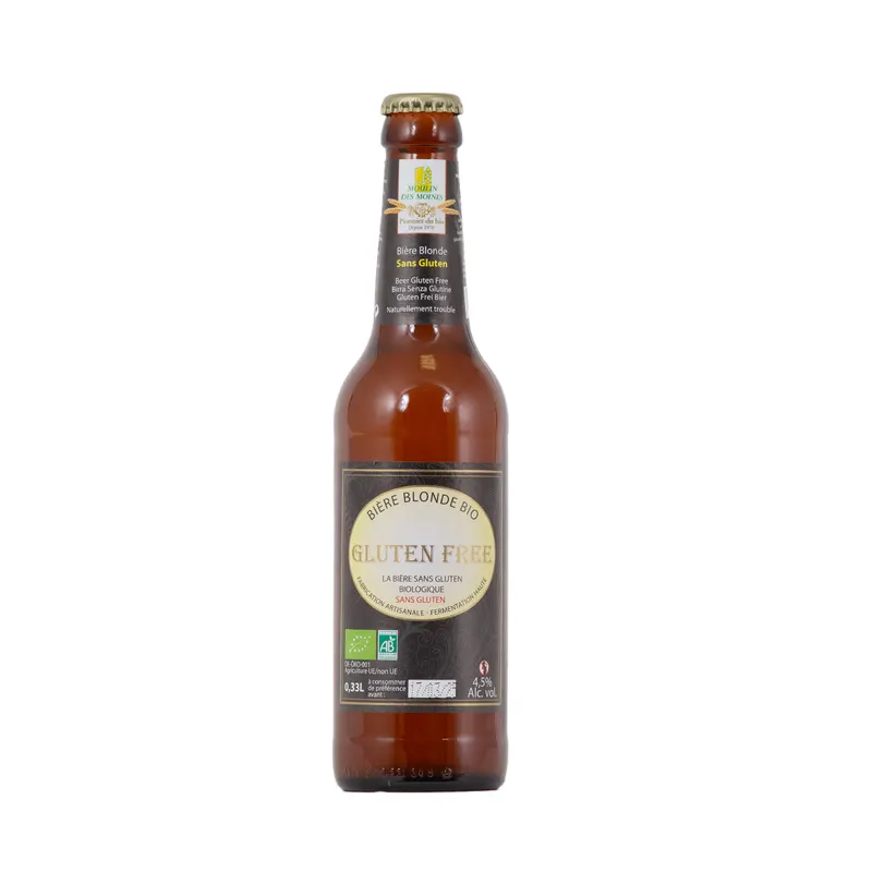 Organic Gluten Free Beer - 33cl, MOULIN DES MOINES