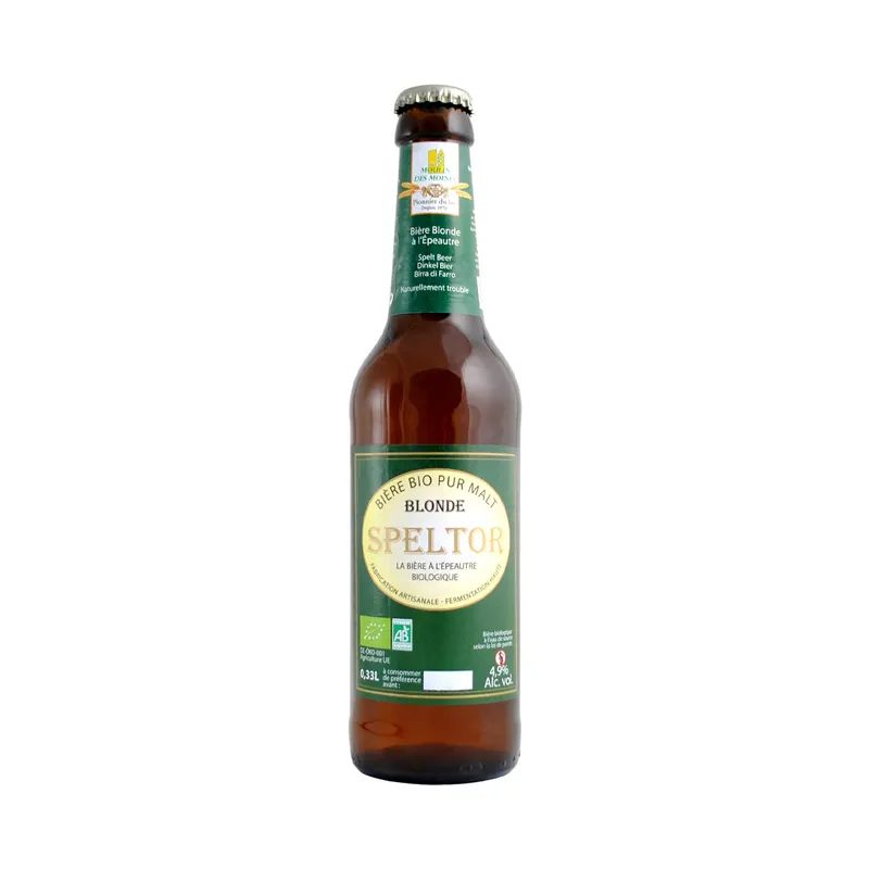 Organic Spelt Beer Speltor - 33cl, MOULIN DES MOINES