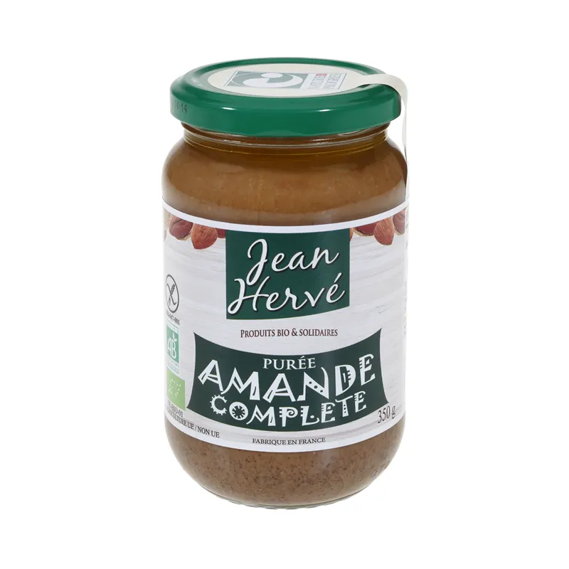 Whole Almond Puree 350g, Almond Origin Sicily or Spain, JEAN HERVE