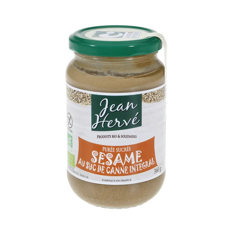 White Sesame Puree With Whole Cane Juice 360g, JEAN HERVE