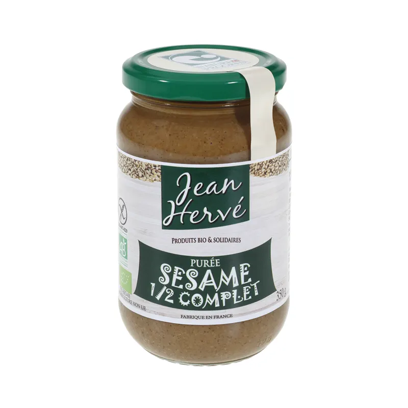 1/2 Whole Sesame Puree 350g, Sesame Origin Paraguay, JEAN HERVE
