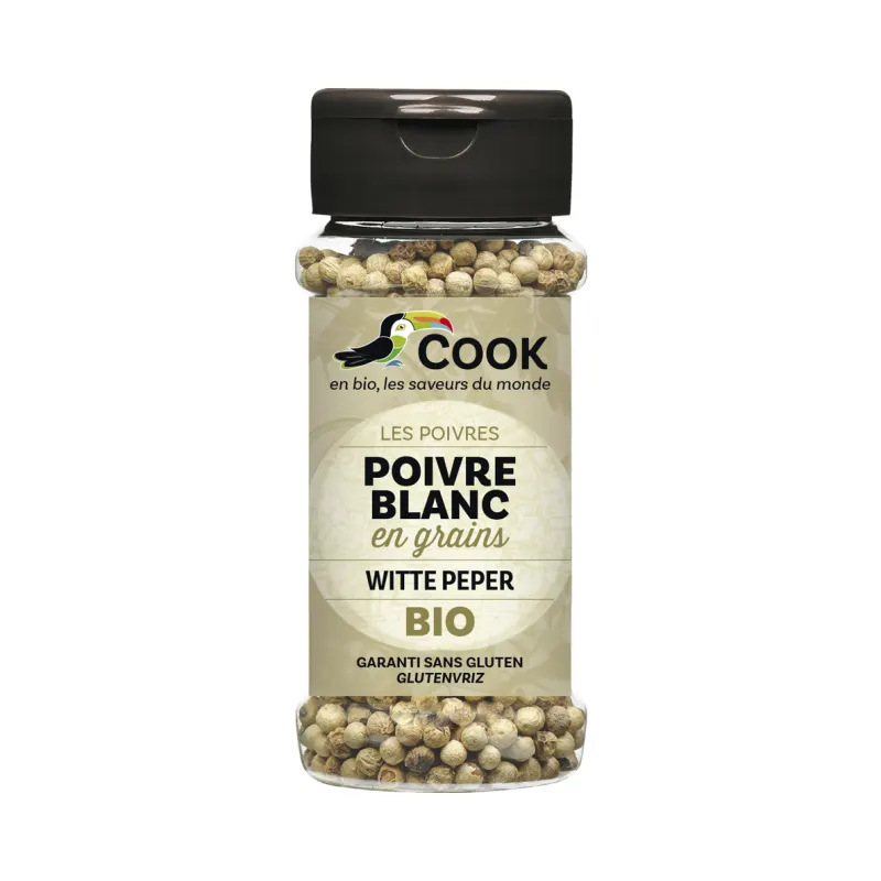 Whole White Pepper Demeter And Bio Fair Trade 50g, COOK
