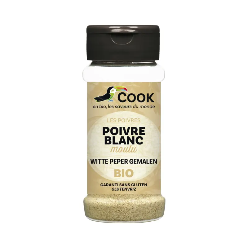 Ground White Pepper Demeter 45g, COOK