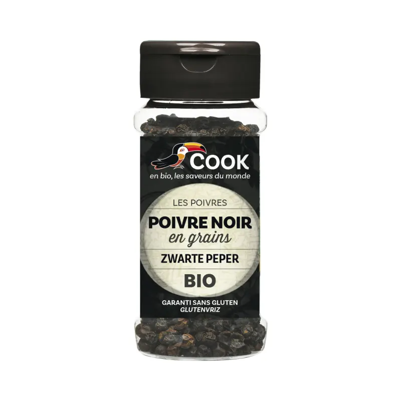 Black Peppercorns Biopartenaire 50g, COOK