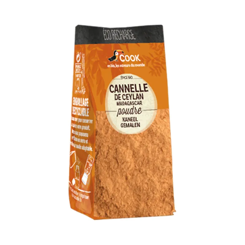 Ground Ceylon Cinnamon - Eco Refill 35g, COOK