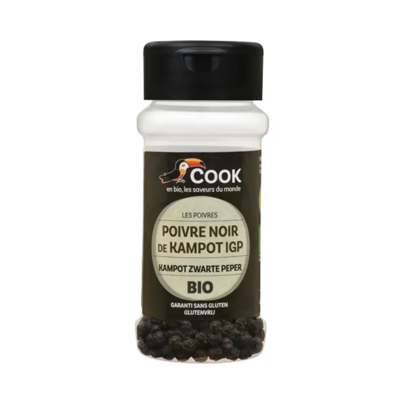 Black Kampot Pepper IGP 45g, COOK