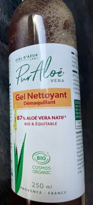 Aloe Vera Makeup Remover And Cleansing Gel 87% (250ML) Pur Aloe, PUR ALOE
