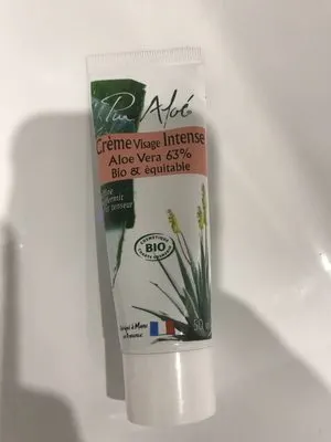 Intense Aloe Vera Face Cream 63% (50ML) Pur Aloe, PUR ALOE