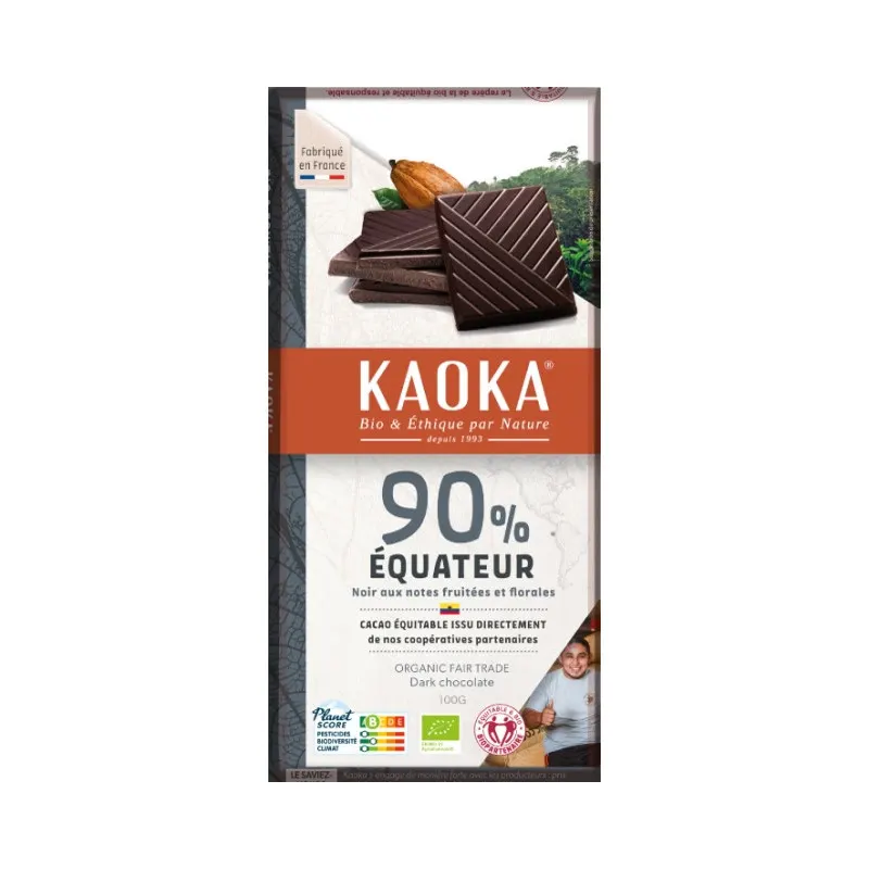 Dark Chocolate 90% Pure Paste 100g, KAOKA