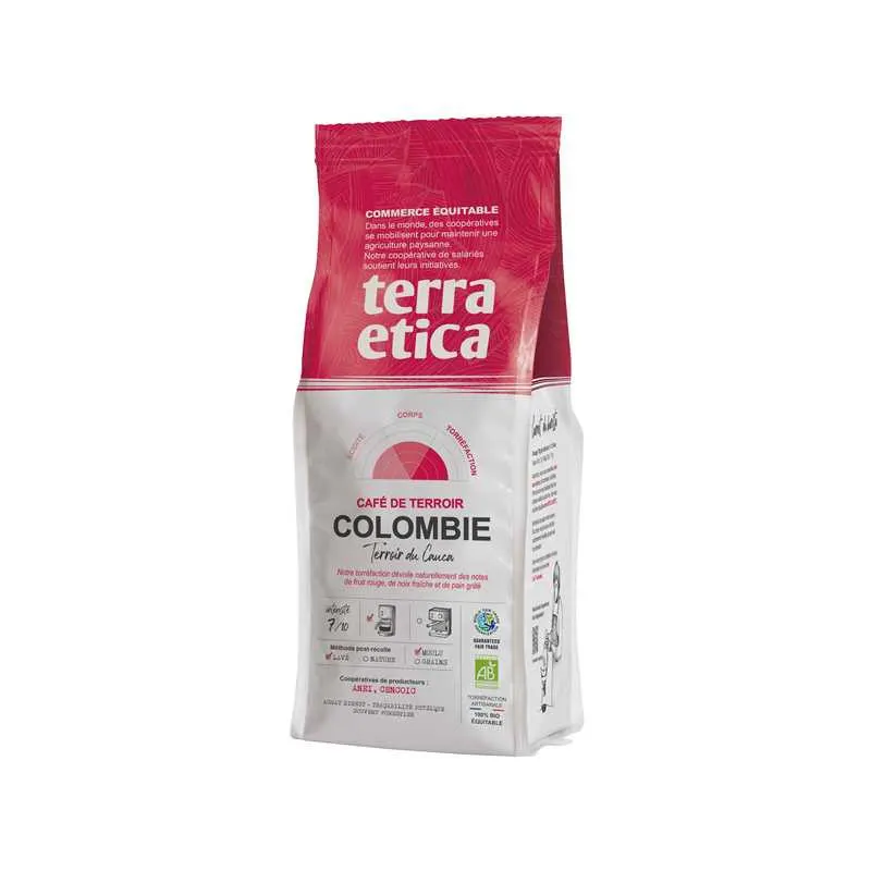 Organic Colombia Ground Coffee 250g, TERRA ETICA
