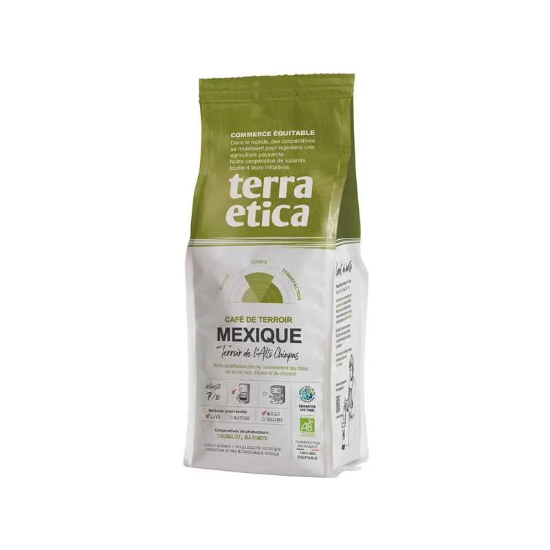 Organic Mexico Ground Coffee 250g, TERRA ETICA