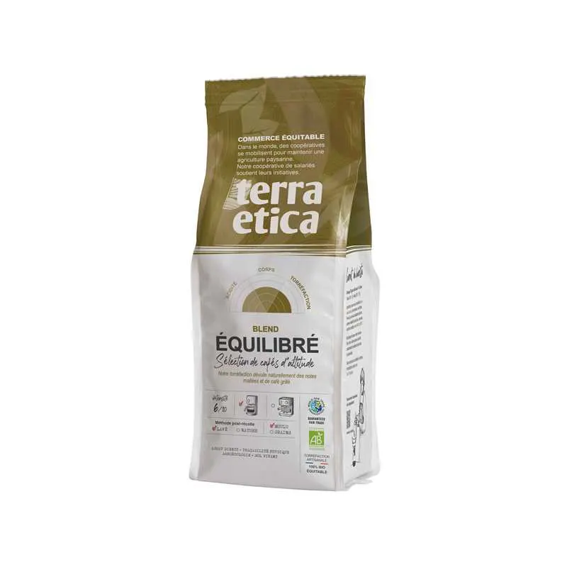 Organic Balanced Ground Coffee Blend 250g, TERRA ETICA