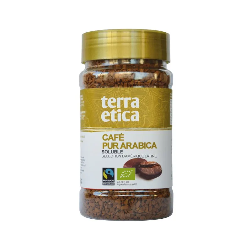 Organic Pure Arabica Instant Coffee 100g, TERRA ETICA