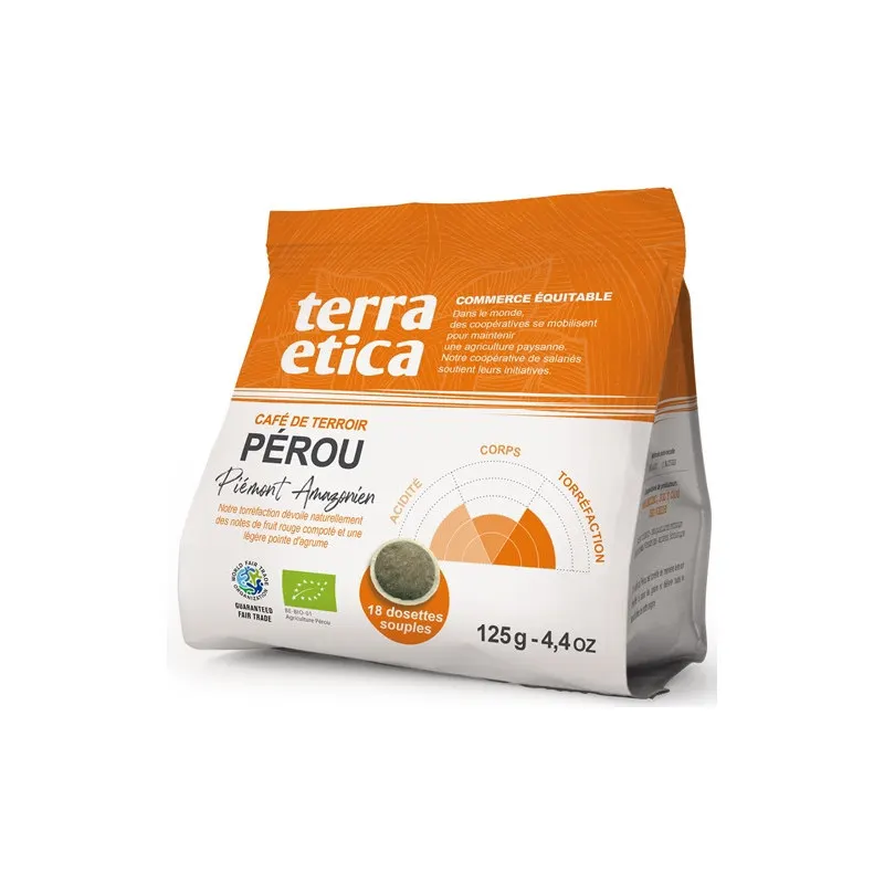 Peru Coffee Pods x18, TERRA ETICA