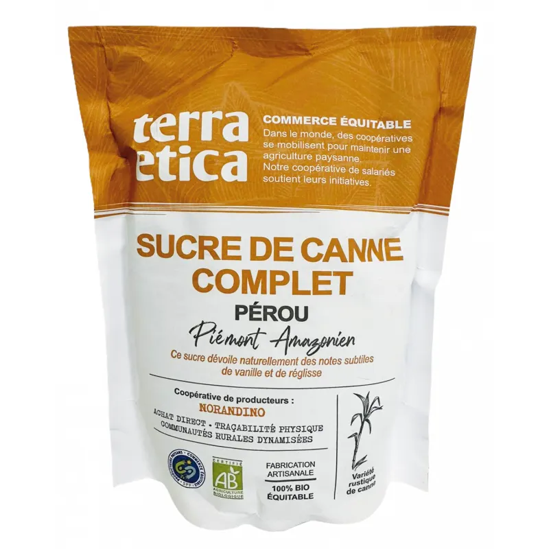 Whole Cane Sugar Powder 500g, TERRA ETICA