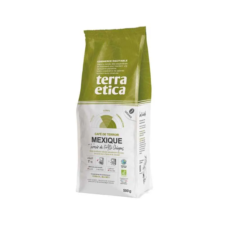 Organic Mexico Coffee Beans 500g, TERRA ETICA