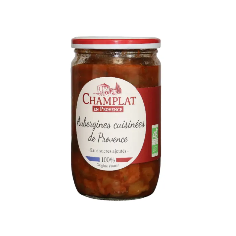 Cooked Eggplants From Provence 650g, CHAMPLAT