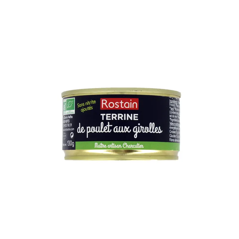 Chicken Terrine with Chanterelles with No Added Nitrite 130g, ROSTAIN